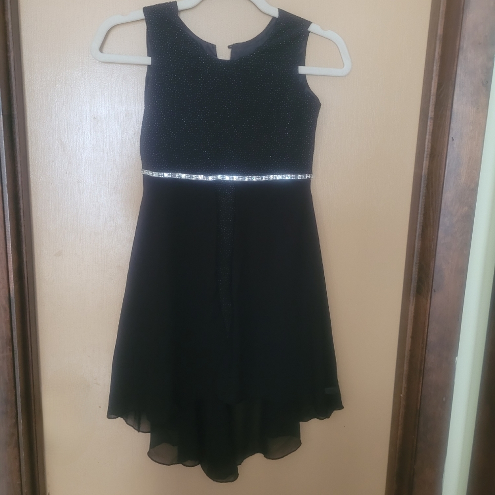 Girls High-Low Chiffon Dress sz 8